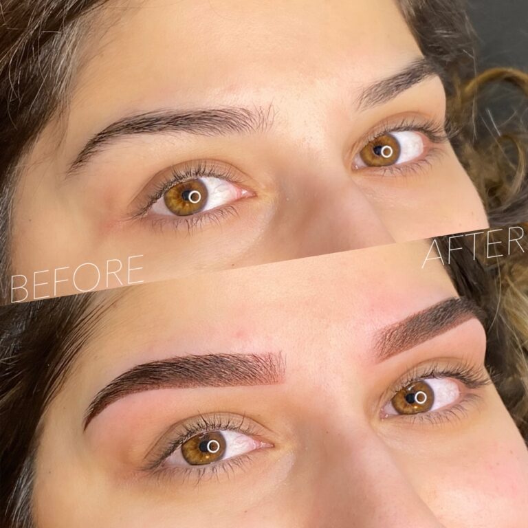 Powdered Brows Before And After 1