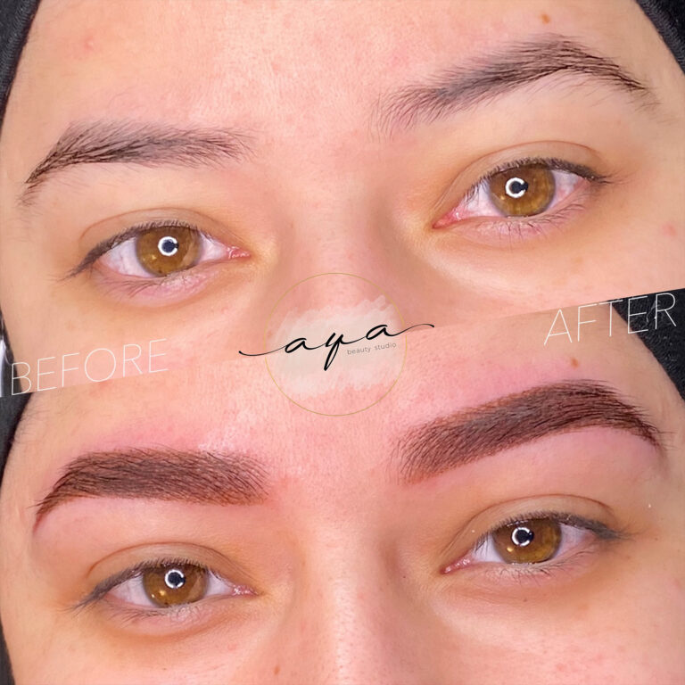 Powdered Brows Before And After 2