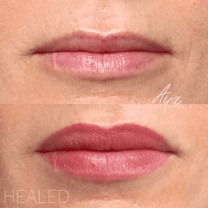 Healed Lip Blush Permanent Makeup